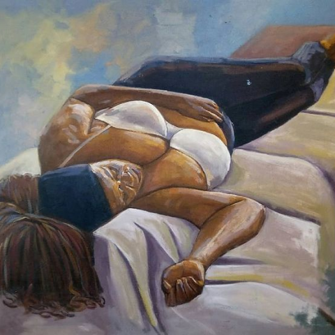 SLEEPING WOMAN | by Afolabi  Olabode 